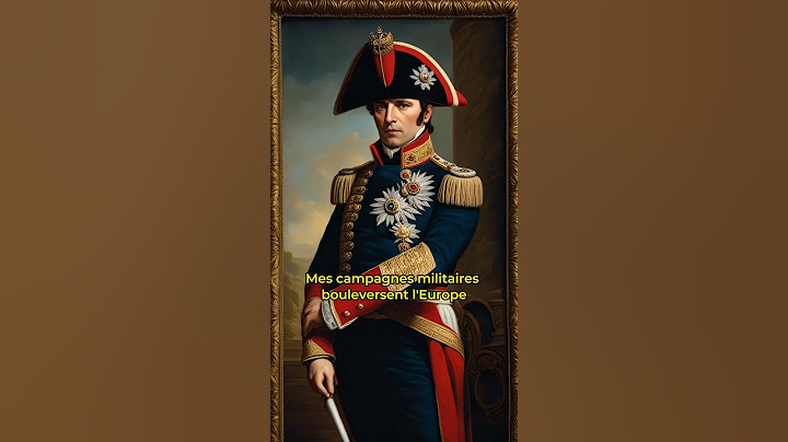 Napoléon Bonaparte se raconte en 30 secondes | Histoire de France