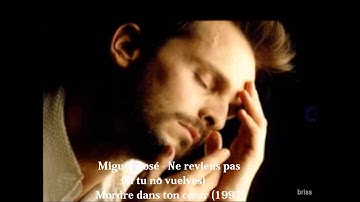 Miguel Bosé - Ne reviens pas ( Si tu no vuelves french version)