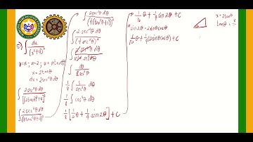 Trigonometric Substitution part 4 | INTEGRAL CALCULUS