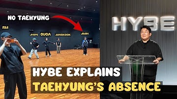 HYBE confirms why Taehyung missed practice