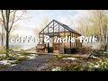 🎧 Spring Happy Café – Smooth Indie Folk | Relaxing Music for Morning Coffee, Work &amp; Focus