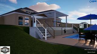 Really Fun Pool And patio in Oak point