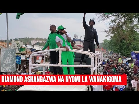 TAZAMA DIAMOND PLATNUMZ AMEVYOTIKISA JIMBO LA KIGOMA MJINI Watu Wamefunga Barabara Zote  TAZAMA DIAMOND PLATNUMZ AMEVYOTIKISA JIMBO LA KIGOMA MJINI Watu Wamefunga Barabara Zote