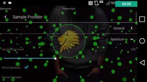 Colorful visualizer tutorial avee player-Copy setings