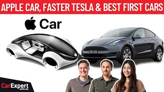 Apple Car Delayed Again, Tesla Power Bump & Best First Cars | The CarExpert Podcast