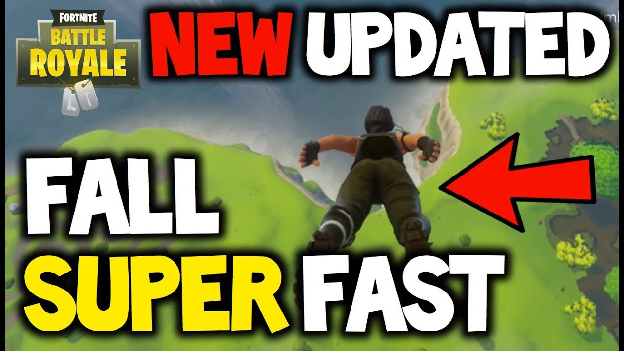 Howto Fall To Flush Faster Fortnite Fortnite How To Fall Fast Land Faster New After Bus Update Tips And Tricks Youtube