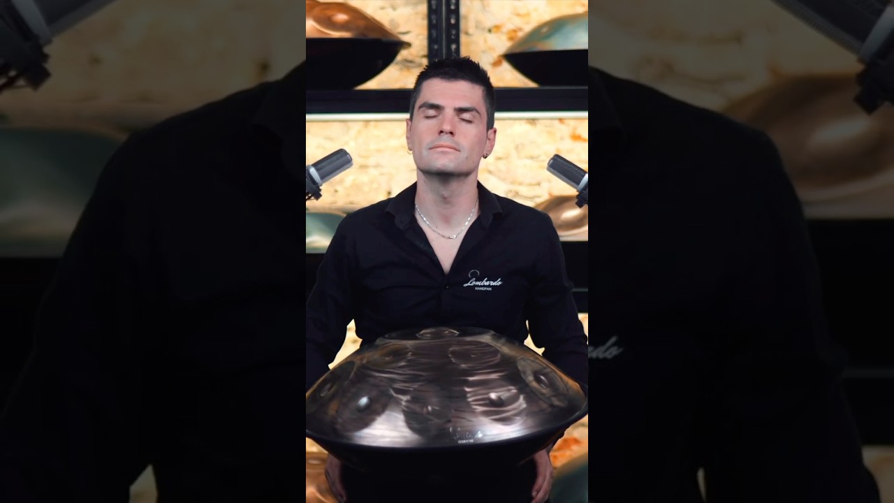 Lombardo Handpan D minor 21 notes - vortex effect #handpan #hangdrum #pantam