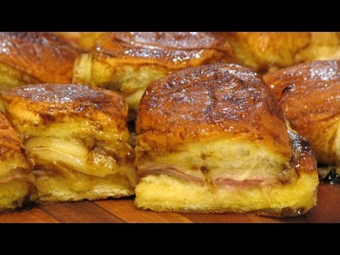 Hot Ham and Swiss Cheese Sandwiches -- Lynn's Recipes