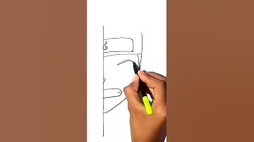 Naruto Half Face Drawing #naruto #shorts