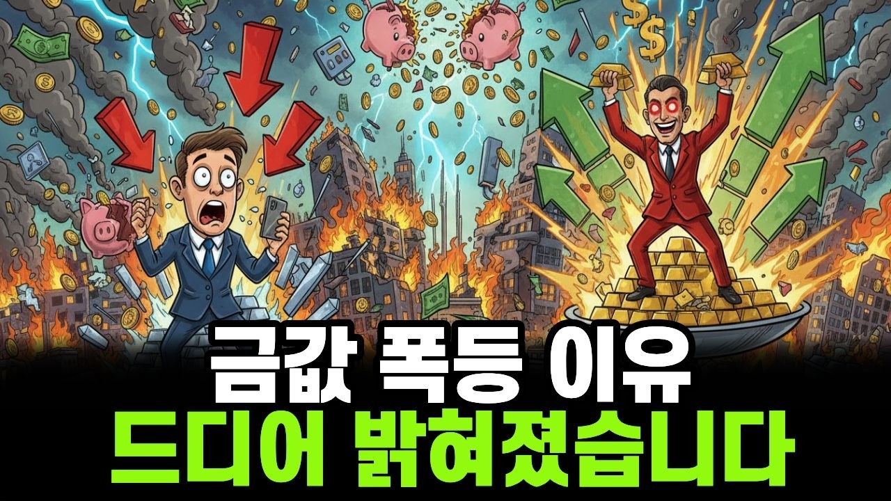 금값이 미친 듯이 오르는 이유…지금 전 세계 화폐 시스템이 흔들립니다.