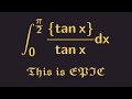 A ridiculously awesome fractional trigonometric integral