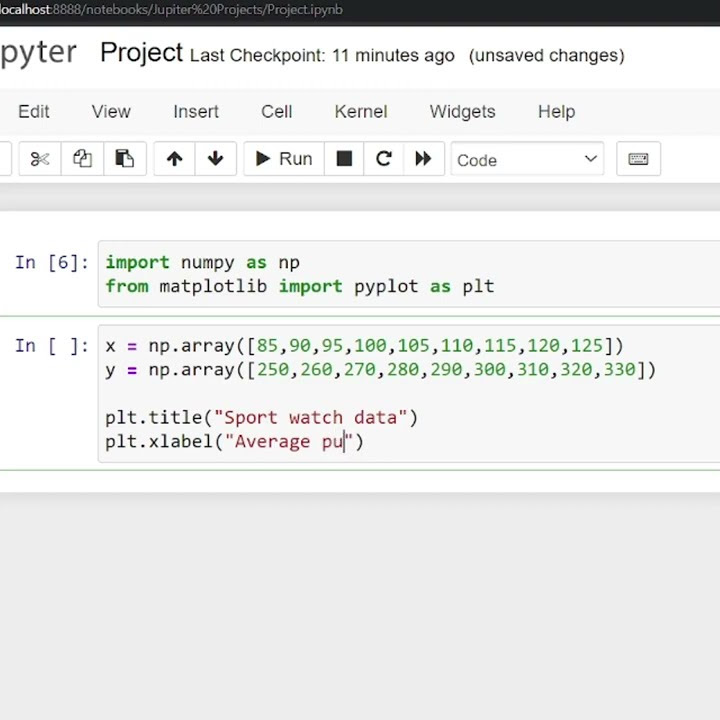 Plot a Scatter Diagram in python using Matplotlib and Numpy module | # ...