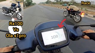 Ola S1 Pro Vs Yamaha Rx100 Drag Race Ye Umeed Nahi Thi