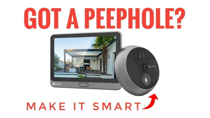 Live - EZVIZ Wireless Smart Peephole Doorbell Camera CP4 tutorial