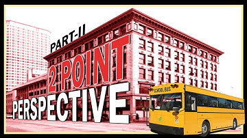 How to draw Two Point Perspective Drawing-PART 2