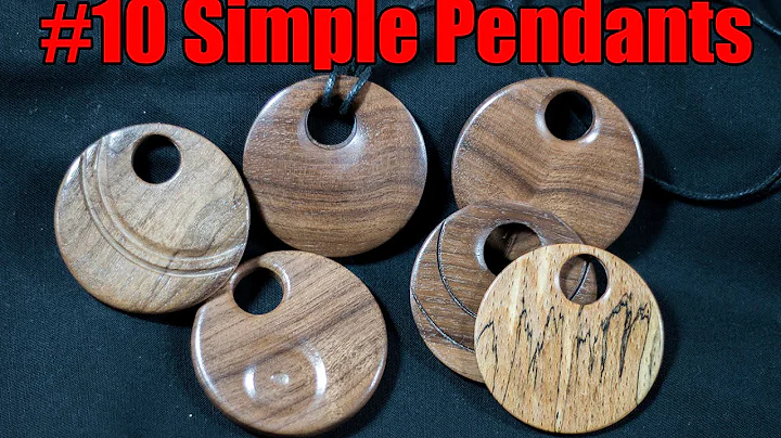 #10 Simple Pendants - Wood Turning - Acolyte Turner