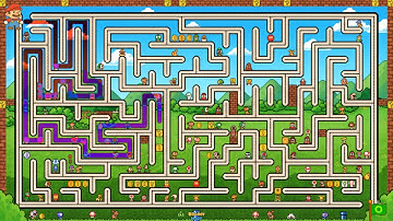 Animated Maze Game Challenge | Solving the RPG Game Theme Maze Puzzle