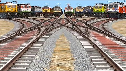 Indian local ground engine new ground engine super speed test track locomotive new video 