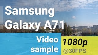 Samsung Galaxy A71 1080p video sample - ultrawide camera screenshot 3