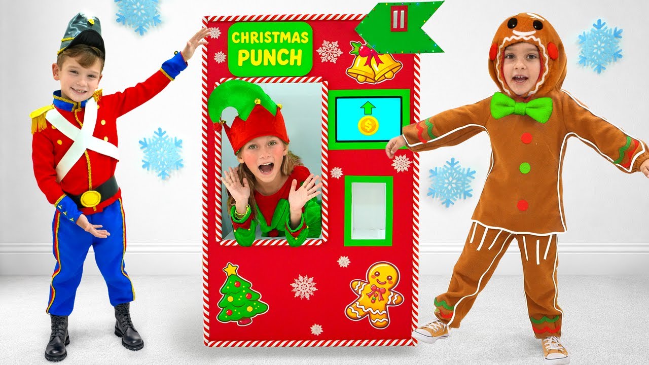 Дети превращаются в супергероев — Рождественская история игрушек для детей