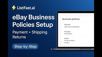 How to Setup Business Policies on eBay?