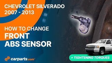 How to replace the Front ABS Sensor 2007 - 2013 Chevrolet Silverado 🚗