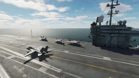 DCS F-14A — Lt. Nuke in a VF-102 Diamondback 4-ship, doing a Naval Lantirn Strike as part of JTF-191