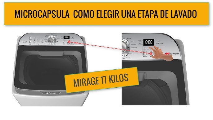 LAVADORA AUTOMÁTICA MIRAGE LMA017D 17 KG ENDY ENTREGA SÓLO VÁLIDA EN LA  CIUDAD DE MÉXICO Y