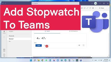 How to Use Countdown Timers in Microsoft Teams | Add Stopwatch to Teams | Timer for Microsoft Teams