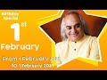 1 February Birthday Special || 1 February 2020 to 1 February 2021 || Pt. Ajai Bhambi ||