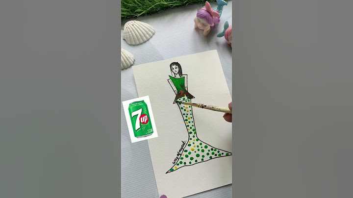 Let's paint 7up into dress | how to paint a dress #trending #art #tiktok #video #bts #diy #shorts