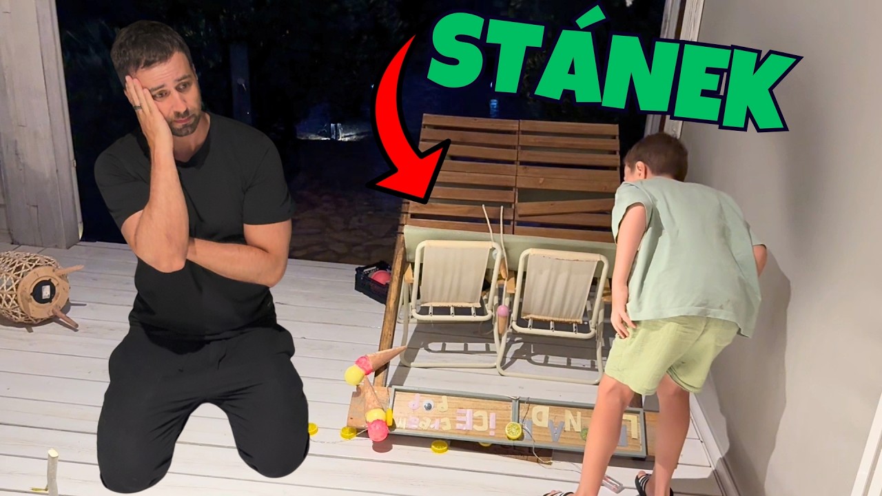 Silná BOUŘKA PONIČILA Anakinovi STÁNEK...