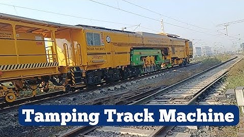 Express tamping machine | Track machine | Indian railways | Packing machine working | Factz TV