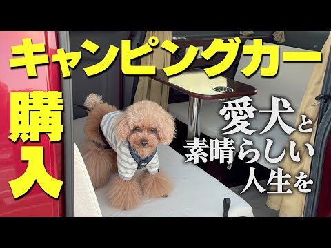 【トイプードルのテト】『愛犬と車旅』キャンピングカー購入!人生設計第一弾