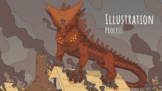 Illustration Process with Photoshop by Blue Turtle 10,136 views 3 years ago 12 minutes, 31 seconds