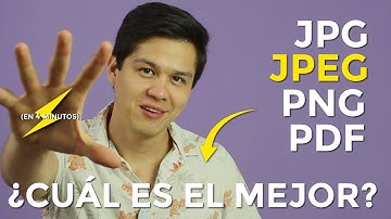 ✔ Qué son los formatos JPG, PNG y PDF | ¿Cuál es la DIFERENCIA? ⚡