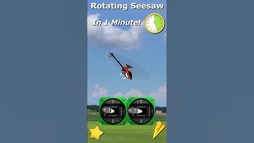 Rotating Seesaw In 1 Minute! Learning 3D Helicopter flying is fun