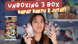 UNTUNG AJA!! GA JADI MAKAN NASI KECAP 🥹 | UNBOXING KARTU POKEMON TCG HARTA BERKILAU EX