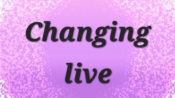 Changing Lives Repsirse ( The PROM Aniamtic)