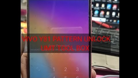 Vivo Y81 Pattern Unlock UMT 2022 ll Vivo y81 Frp Unlock UMT