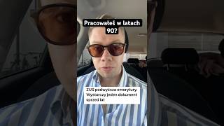 Pracowałeś w latach 90? #finanse #finanseosobiste #lifehack #ciekawostki #zus