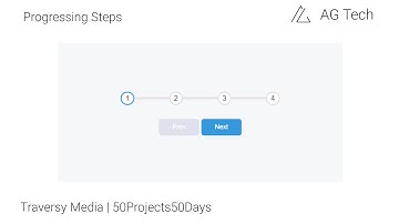 How to create Progress Steps | Day 2 | HTML CSS JS | #50Projects50Days