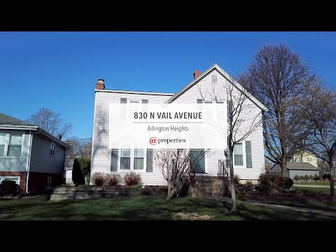 830 N Vail Avenue, Arlington Heights, IL home video tour