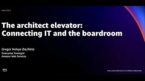 AWS re:Invent 2021 - The architect elevator: Connecting IT and the boardroom - DayDayNews