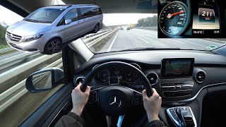 2018 Mercedes-Benz V250d 4Matic 4K POV DRIVE | Top Speed German Autobahn
