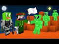 ماين كرافت هجوم الفضائيين مع 