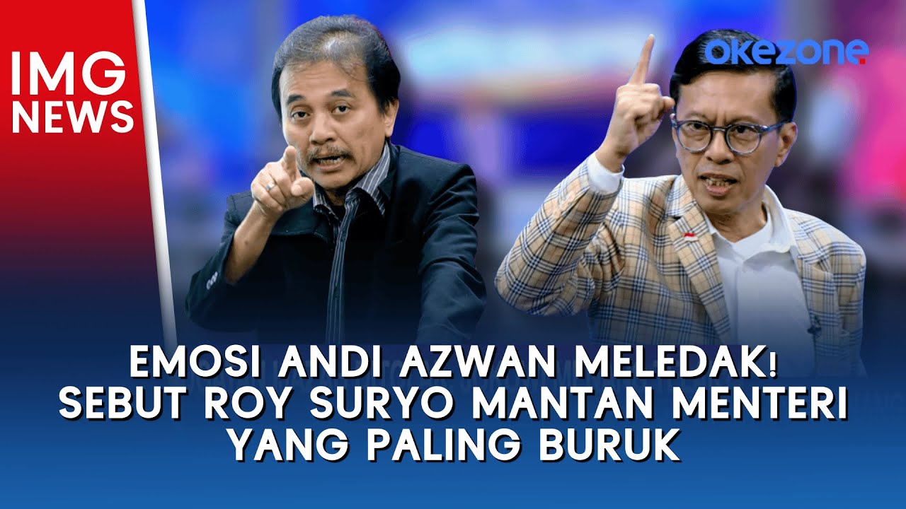 Emosi Andi Azwan Meledak! Sebut Roy Suryo Mantan Menteri yang Paling Buruk