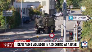 1 dead and 5 wounded in a shooting at a rave in Switzerland