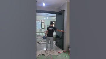 The latest design of sliding door system has sliding and opening functions to maximize the space