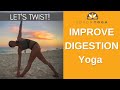 Yoga for digestion | 45 min class to improve digestion, reduce bloating and heaviness | Let's twist!